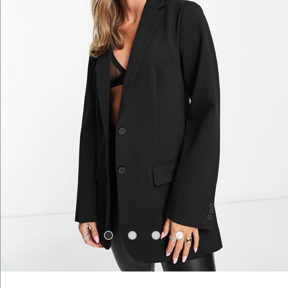 French Connection Stephanie black blazer sz 8